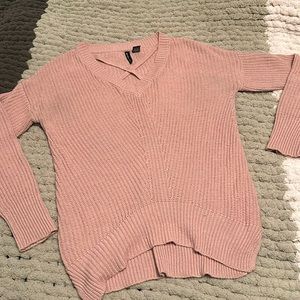 Pink Sweater Dress